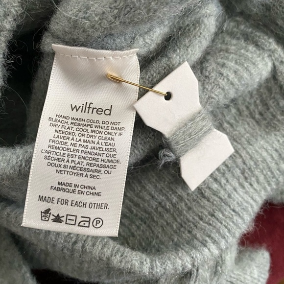 Women's Gray Sweater with Tie Waist - Picture 5 of 9